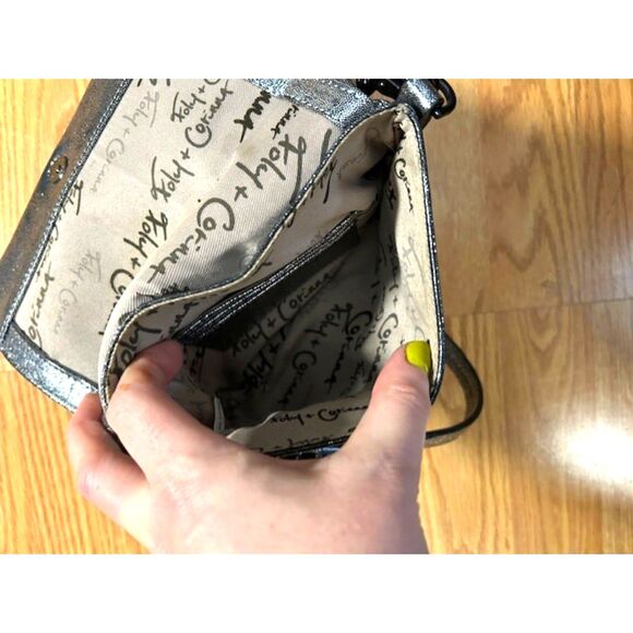 Foley + Corrina - Crossbody handbag purse - silver metallic - Picture 6 of 8